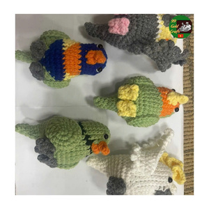 <b>Cute</b> Animal Crochet Mini <b>Dolls</b> Handmade Keychain Toys Soft Knitted Gifts for Events and Shops Unique Animal Crochet Craft - Product Image 3
