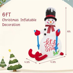 6FT Inflatable Outdoor Christmas Decoration with LED Lights for Holiday Yard Decorations - Product Image 2