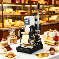 Máquina de Estampagem a Quente Digital Semi-Automática para Couro, Madeira, PVC e Papel