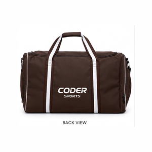 Sac de voyage pour ordinateur portable en polyester imperméable pour homme, grand format, avec fermeture éclair, motif lettres, logo personnalisé imprimé en PU noir, nouveau design, vente chaude - Product Image 2