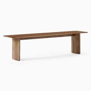 Solid Wood Dining Table <b>Set</b> with <b>Bench</b>, Modern Rectangular Wooden Furniture, Contemporary <b>Kitchen</b> Dining <b>Set</b> for Home - Product Image 6
