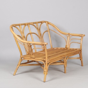 Handcrafted <b>rattan</b> <b>sofas</b> chair seat made in Vietnam vintage style french bistro <b>sofa</b> chairs - Product Image 5
