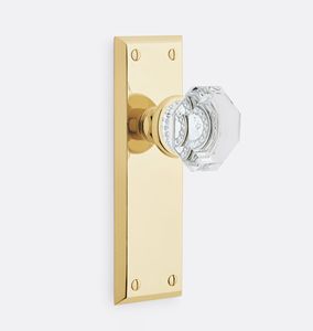 Poignée de porte double en acier couleur or, personnalisable pour maison, hôtel, restaurant, avec fonction passage et confidentialité, quincaillerie de porte - Product Image 3