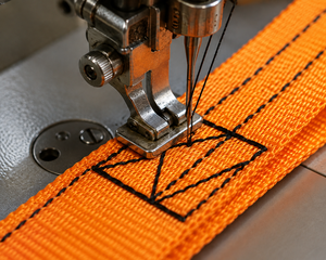 Sangle d'arrimage à boucle à came en polyester PES de 38 mm de qualité supérieure, 450 kg, sans crochet, certifiée CE pour le transport de marchandises sur camion - Product Image 3
