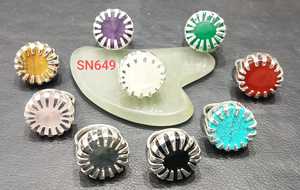 imitation Bohemia Brass Rings Gold Plated UNISEX jewelry wholesale factory price - Product Image 2