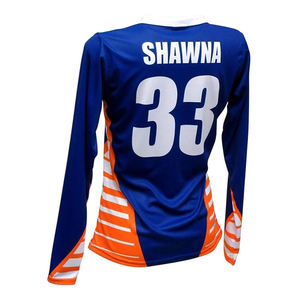 Camiseta de Voleibol Sublimada Personalizada, Uniforme de Equipo Transpirable de Secado Rápido, Ropa Deportiva de Entrenamiento para Hombre y Mujer al por Mayor - Product Image 4