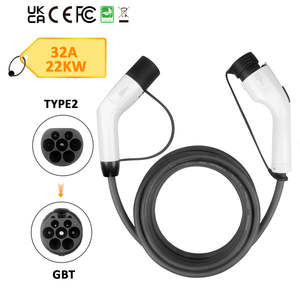 Cable de Extensión de Carga para Vehículos Eléctricos de Alta Calidad ST E252, Tipo 2 a GBT, 32 Amp, 22KW, Accesorio Duradero para Auto, Gran Venta - Product Image 2