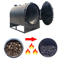 Four de carbonisation automatique pour la production de biochar à partir de déchets biomasse