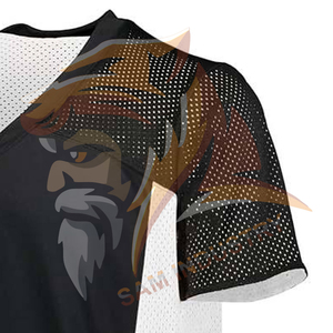 Maillot de football américain personnalisé pour adultes, haute qualité OEM, respirant, 100 % polyester, nom et numéro imprimés. - Product Image 6