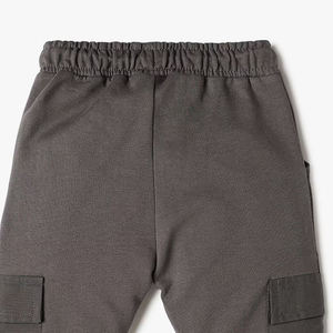 Pantalons cargo modernes personnalisés pour enfants, respirants, sportifs, décontractés, en polaire, pour garçons, vente en gros de pantalons cargo pour enfants et hommes - Product Image 4