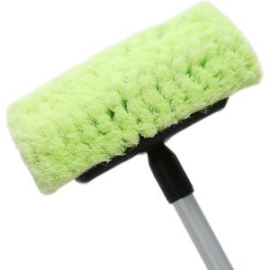Spazzola per lavaggio auto a tre livelli da 12 pollici, resistente, verde, con setole morbide, per auto, camper, camion, barche, lavaggio esterno - Product Image 2