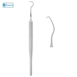 Explorador dental de un solo extremo de acero con mango anatómico, instrumento manual de clase I para limpieza y relleno - Product Image 1
