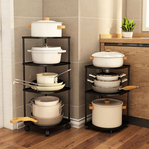 Estante de Almacenamiento Moderno para Cocina y Hogar, Organizador que Ahorra Espacio para las Necesidades Diarias de Almacenamiento - Product Image 1