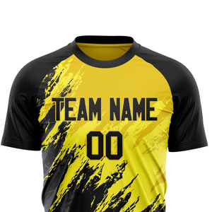 Conjunto de Camiseta de Fútbol Personalizada de Alta Calidad, Camiseta de Fútbol Unisex con Diseño Personalizado, Impresa, de Secado Rápido, Transpirable, Color Personalizado - Product Image 4