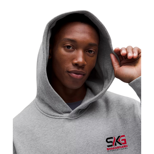 Sudadera con capucha para hombre, 100% algodón, con cremallera completa, logotipo bordado, corte regular, ropa de calle para invierno - Product Image 3