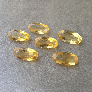 Piedra Preciosa Suelta de Citrino Natural Grado AAA, Corte Facetado, Forma Oval Grande, Calibrada, para Joyería - Product Image 2