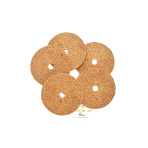 VietChoice Coco Coir Mulch <b>Mat</b> Round With Hole Natural Brown Agriculture Waste Plant Potting Material Wholesale - Product Image 3