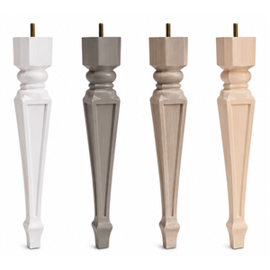 Vietnam Factory Solid Rubber Wood <b>Table</b> Legs Custom Wooden Furniture Legs for Dining and <b>Console</b> <b>Tables</b> Solid Wood Legs - Product Image 1