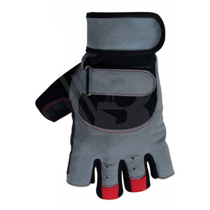 Guantes Deportivos Unisex de Medio Dedo de Alto Rendimiento, Transpirables, de Cuero, para Gimnasio, Ciclismo, Impermeables, Antideslizantes, con Agarre para Pesas - Product Image 4