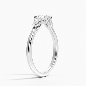 Anillo BOJ 079 con Corte Redondo, Plata 925, Halo de Diamantes, Anillo Solitario con Piedra de 2ct, Color D, VVS1, Moissanita, Certificado GRA, Precio Bajo - Product Image 2