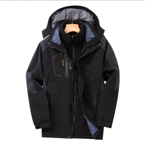 Mens 3 In 1 Outdoor Jacket Waterproof Windproof Fleece <b>Lined</b> Hiking Camping Jacket Detachable Inner Thermal <b>Coat</b> Winter - Product Image 4