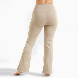 Leggings acampanados transpirables de cintura alta para mujer, talla grande, personalizables, para verano, gimnasio, entrenamiento, levantamiento de cadera, efecto fruncido en los glúteos - Product Image 6
