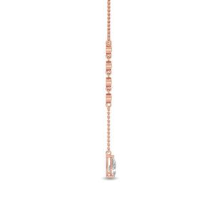 Pendentif en diamant cultivé en laboratoire de 0,71 CTW, taille poire, en or rose 9 carats pour femme, bijoux fins élégants, design personnalisé - Product Image 6