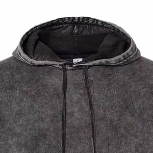 Sweat-shirts pour hommes en coton 100% avec effet délavé, doux et confortables, look élégant, parfaits pour un usage décontracté, style streetwear moderne. - Product Image 5