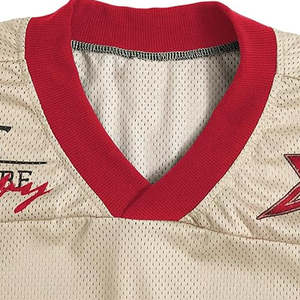 <b>Mesh</b> Football Jersey V Neck <b>Sparkly</b> Number Print Streetwear Sports <b>Top</b> OEM Breathable V-Neck Full Sublimation Team Uniform - Product Image 2