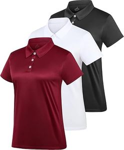 Camiseta polo minimalista para mujer, ecológica, biodegradable, preencogida, con tacto de lujo, para uso profesional. - Product Image 1