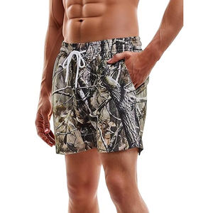 Pantalones Cortos Deportivos Casuales para Hombre, con Cordón, 100% Poliéster, Lona de 160g, Tejido Antiviento, Cintura Media, Bolsillos con Impresión Digital, Transpirables - Product Image 2