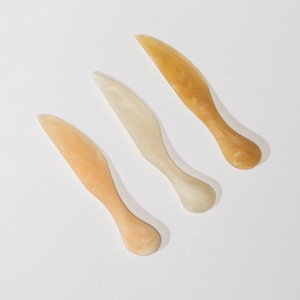Best Market Price Superior Quality Trending Design White Orange Elegant Resin <b>Cheese</b> Cutting <b>Knives</b> Eco-Friendly FAIZA CRAFT - Product Image 6