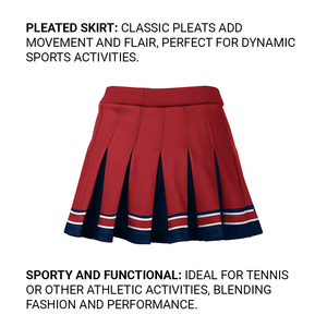 Structure flexible, ajustement confortable et construction fiable. Jupes de tennis élégantes conçues avec un matériau léger. - Product Image 5