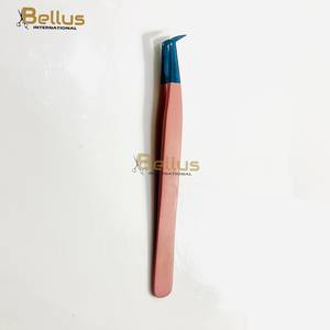 Pinzas de Volumen con Punta de Fibra y Logotipo Personalizado, Multiusos, de Acero Inoxidable Reutilizables, Herramienta de Precisión para Extensión de Pestañas - Product Image 1