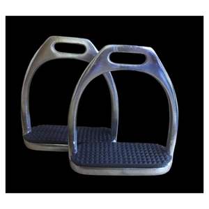 Étriers flexibles Étriers d'équitation de sécurité Étriers de cheval anglais avec tampon en caoutchouc antidérapant Accessoires pour outils d'équitation - Product Image 3