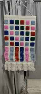 Compre <span class=keywords><strong>Tapiz</strong></span> de Pared Abstracto de Lana Hecho a Mano a Bajo Precio, <span class=keywords><strong>Tapiz</strong></span> de Macramé Hecho a Mano, <span class=keywords><strong>Tapiz</strong></span> Decorativo para Pared -36 - Product Image 3