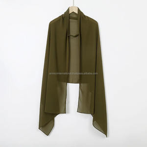 Solid Polyester Jersey Chiffon Instant Hijab Scarf for Muslim Woman <b>Elastic</b> Chin Strap Hijabs Fashion Casual Headscarf Islam - Product Image 4