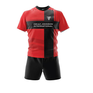 High Quality Printed Rugby Gear Weather Resistant Quick Dry Short Sleeve Rugby Uniforms Custom Team Name for All Seasons For <b>Men</b> - Product Image 1