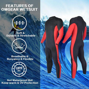 Traje de Neopreno Personalizado para Mujer, 3.0 Capas, Poliéster, Cuello Redondo y Puños de Látex, para Kayak, Pesca, Rafting y Aventuras - Product Image 6