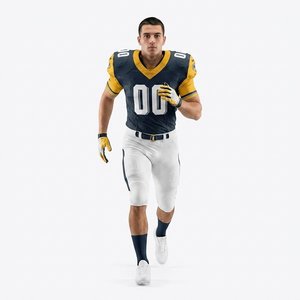 Quick Dry Polyester <b>Material</b> Factory Price Custom American Football Uniform with Custom Logo and Team Numbers Direct OEM Service - Product Image 5