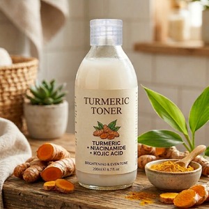 Cuidado de la Piel Coreano con Cúrcuma, Ácido Kójico y Niacinamida Liposomada, Aclarante, Antiacné, Blanqueador, Marca Privada OEM - Product Image 3