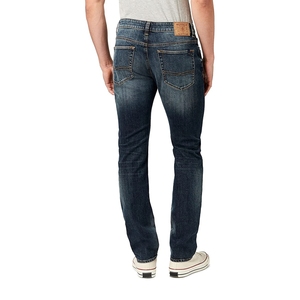 Jean déchiré vintage délavé coupe droite taille mi-haute en denim selvedge pour homme, style baggy, vente en gros OEM - Product Image 5