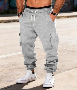 High Quality Elastic and Drawstring Closer Lightweight Classic Fits Straight <b>Trouser</b> Pants for <b>Men</b> - Product Image 4