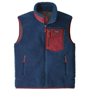 Gilets en polaire pour hommes et femmes, vente en gros, logo personnalisé, sans manches, couleur unie, veste sans manches - Product Image 1