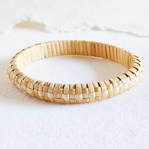 Pulseras de ratán con diseño vintage, brazalete llamativo, gran oferta, esencial para la moda femenina - Product Image 1