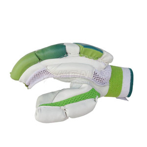 Gants de cricket en cuir de haute qualité, ajustement confortable, rembourrage intérieur doux, coutures durables, forte adhérence, fermeture auto-agrippante - Product Image 5