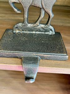 Durable Iron Christmas <b>Stocking</b> <b>Holder</b> Set Decorative Mantel Hooks for Home Decor feltsocks - Product Image 6