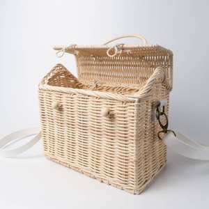 Jouets pour enfants, sacs en rotin pour enfants, tressé en osier, sac de maison écologique, OEM accepté quantité minimale de commande fiable - Product Image 5