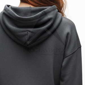 Sudadera con Capucha Corta para Mujer, Diseño Geométrico con Estampado de Lobo, Informal, de Algodón, para Otoño, Manga Larga - Product Image 6
