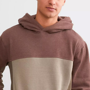 <b>Mens</b> French Terry Hoodie Lightweight Pullover <b>Hooded</b> Sweatshirt Relaxed Casual Fit Soft Cotton Streetwear <b>Top</b> Long Sleeve Spring - Product Image 2